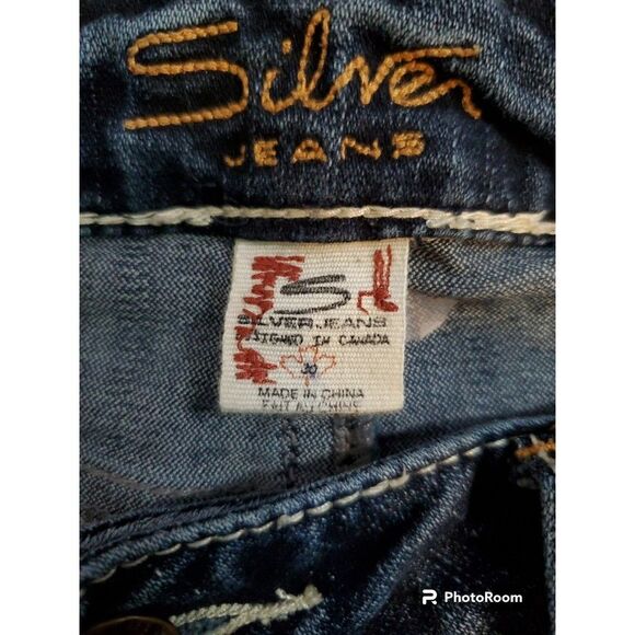 Silver Santorini WOMENS bootleg size 30 - Picture 7 of 8